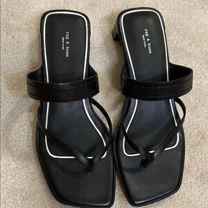 Rag & Bone Black Strappy Sandals